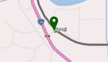 川辺の地図画像