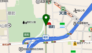 扇町(大阪府)の地図画像