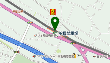 船橋競馬場の地図画像