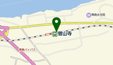 曽山寺の地図画像