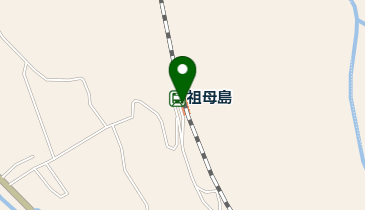 祖母島の地図画像