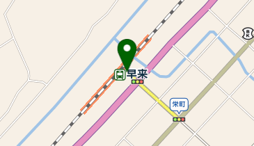 早来の地図画像