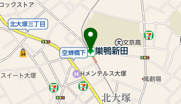 巣鴨新田の地図画像
