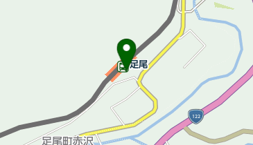 足尾の地図画像