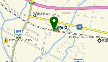 多久の地図画像