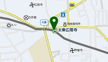 太秦広隆寺の地図画像