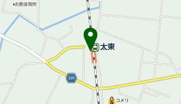 太東の地図画像