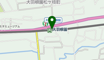 大羽根園の地図画像