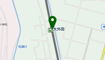 大外羽の地図画像