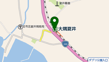 大隅夏井の地図画像