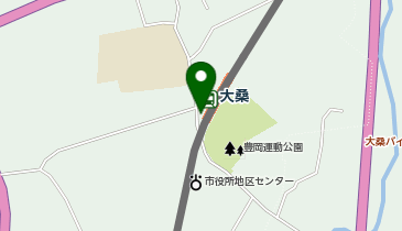 大桑(栃木県)の地図画像