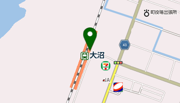 大沼(北海道)の地図画像