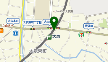 大泉(富山県)の地図画像