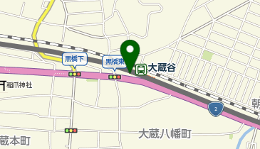 大蔵谷の地図画像