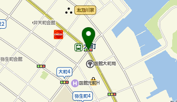 大町(北海道)の地図画像