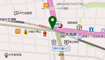 大鳥居の地図画像