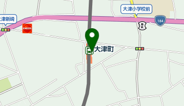 大津町の地図画像