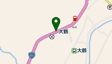 大鶴の地図画像