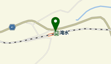 滝水の地図画像