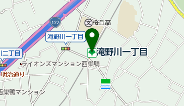 滝野川一丁目の地図画像