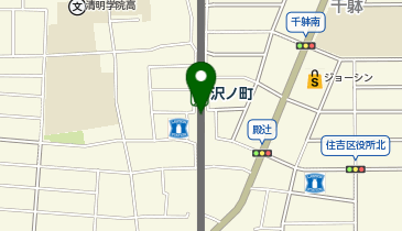 沢ノ町の地図画像