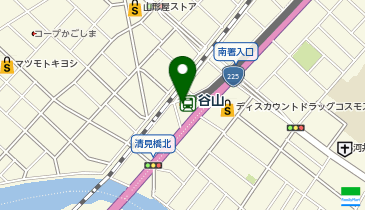 谷山(鹿児島市電)の地図画像