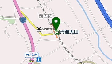 丹波大山の地図画像