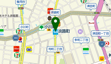 淡路町の地図画像