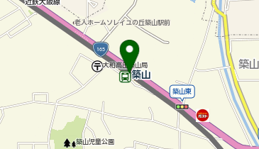 築山の地図画像