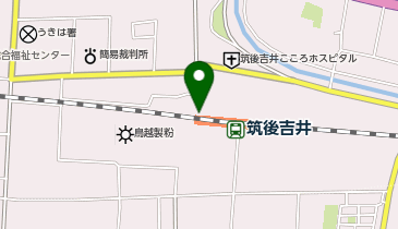 筑後吉井の地図画像