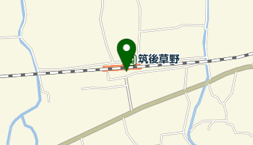 筑後草野の地図画像