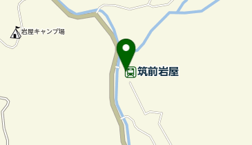 筑前岩屋の地図画像