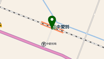 中愛別の地図画像