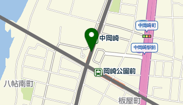 中岡崎の地図画像