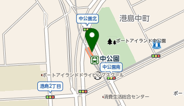 中公園の地図画像