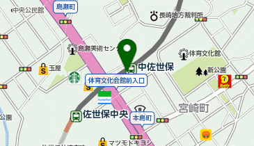 中佐世保の地図画像