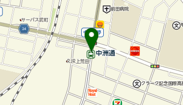 中洲通の地図画像