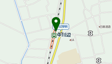 中川辺の地図画像