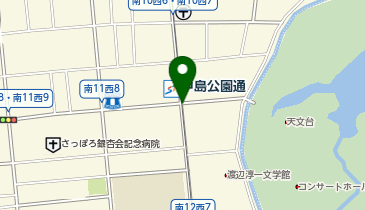 中島公園通の地図画像