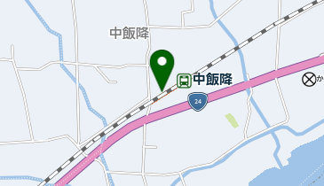 中飯降の地図画像