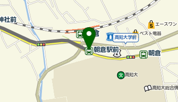 朝倉駅前の地図画像