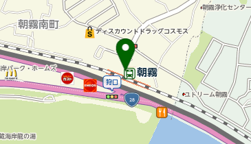 朝霧の地図画像