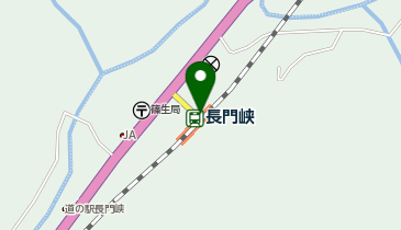 長門峡の地図画像