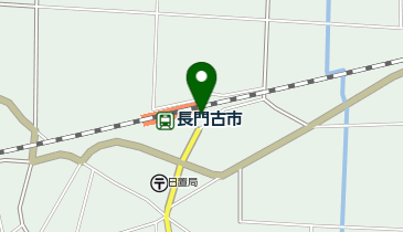 長門古市の地図画像