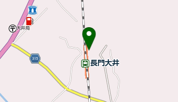 長門大井の地図画像