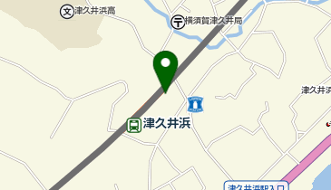 津久井浜の地図画像