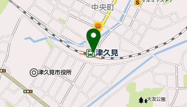 津久見の地図画像