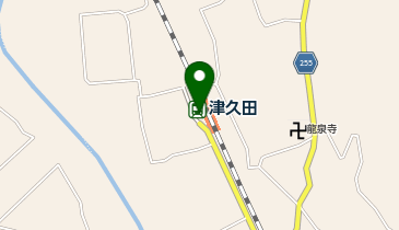 津久田の地図画像