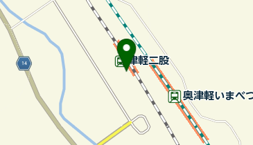 津軽二股の地図画像