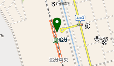 追分(北海道)の地図画像